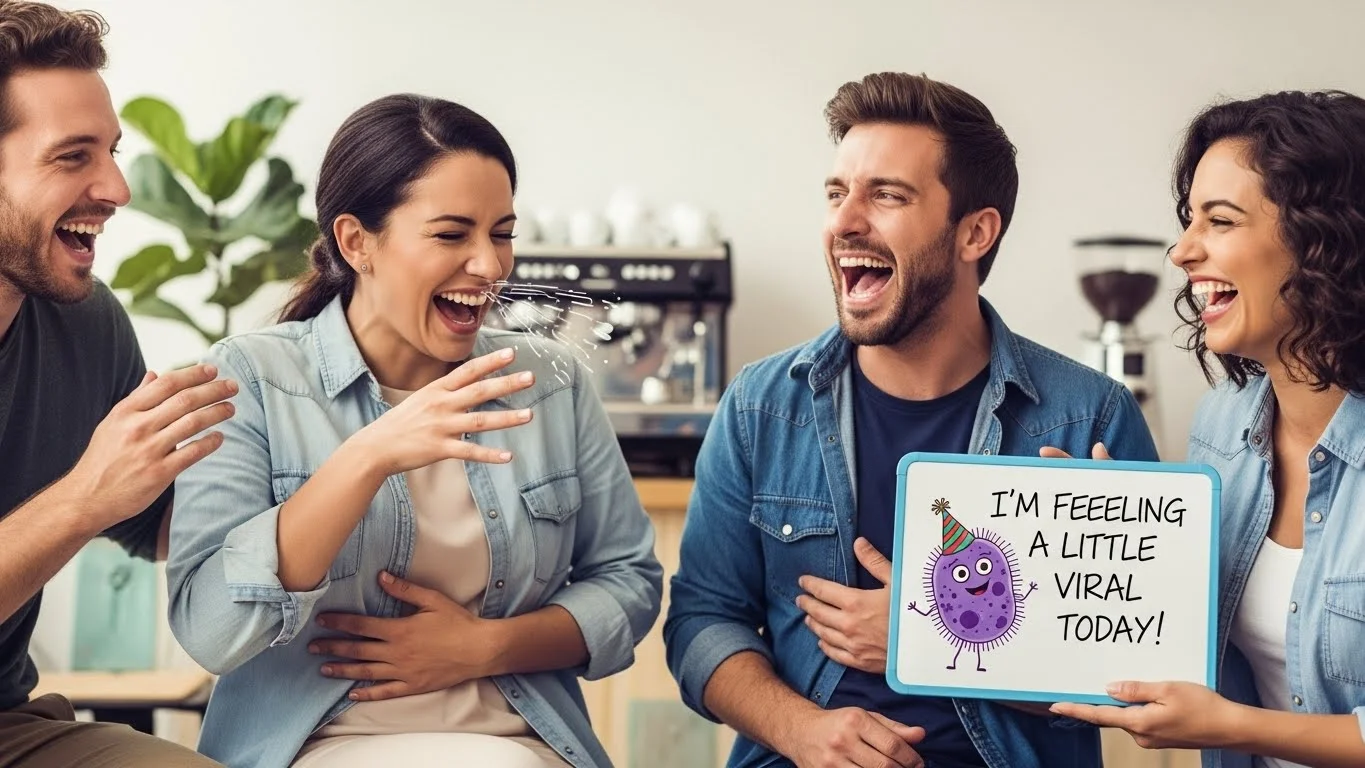 Clever infectious disease jokes for Instagram