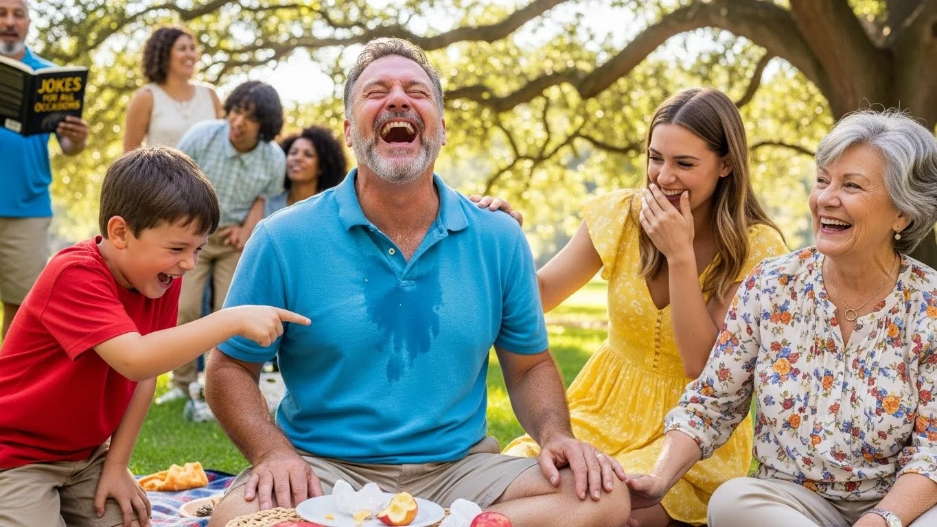 Clever park jokes for Instagram