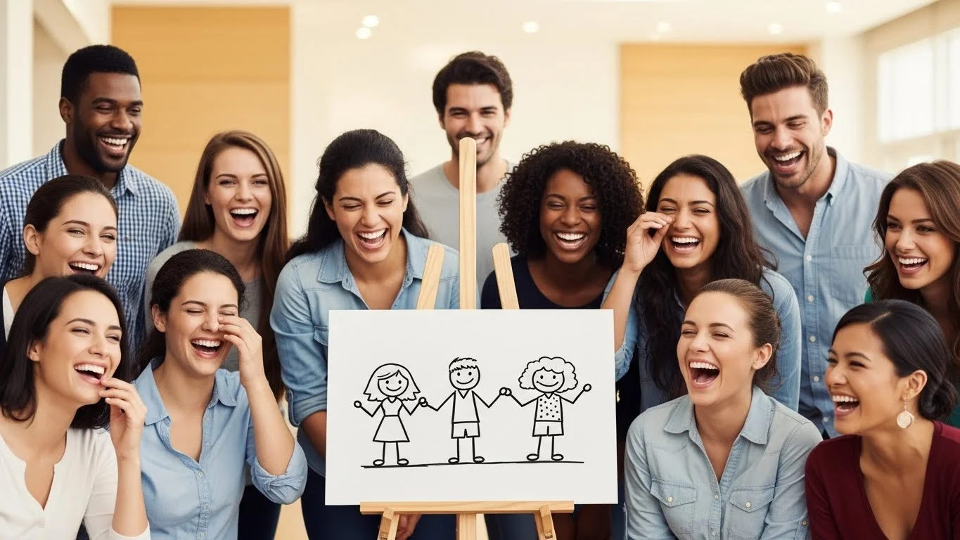 Clever stick figure jokes for Instagram