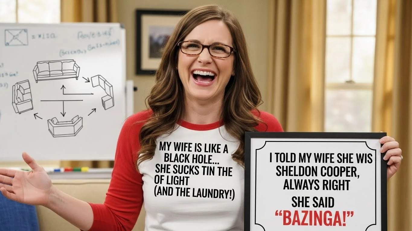 Funny Big Bang Theory Puns Captions