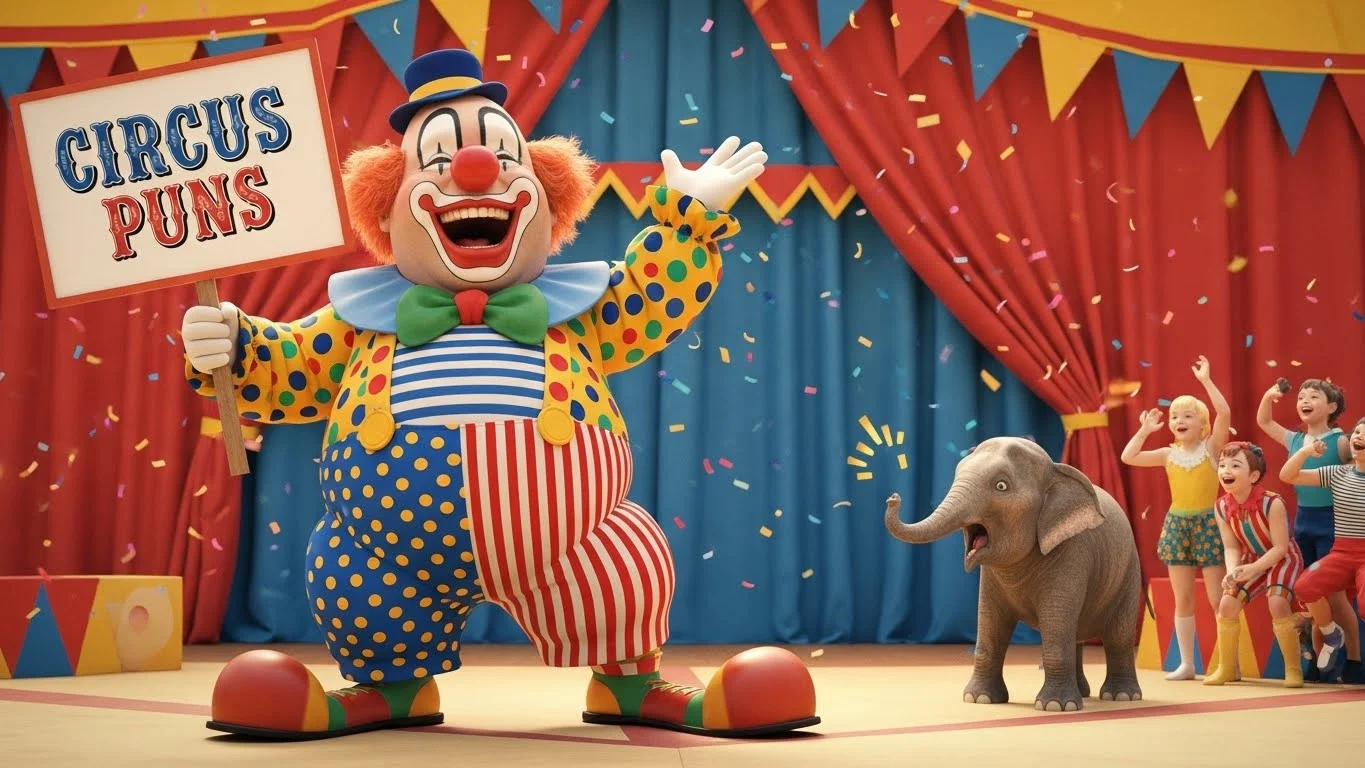 Funny Circus Puns Captions