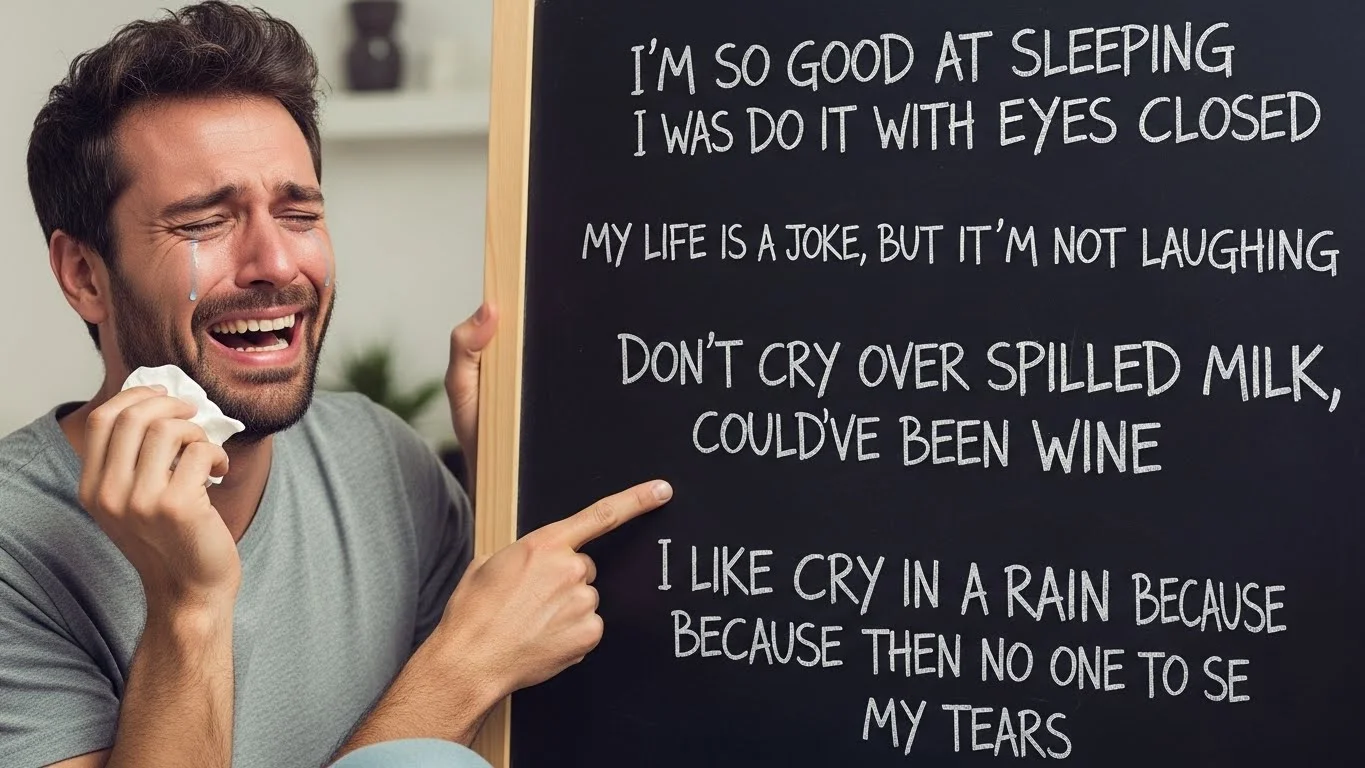 Funny Crying Puns One Liners
