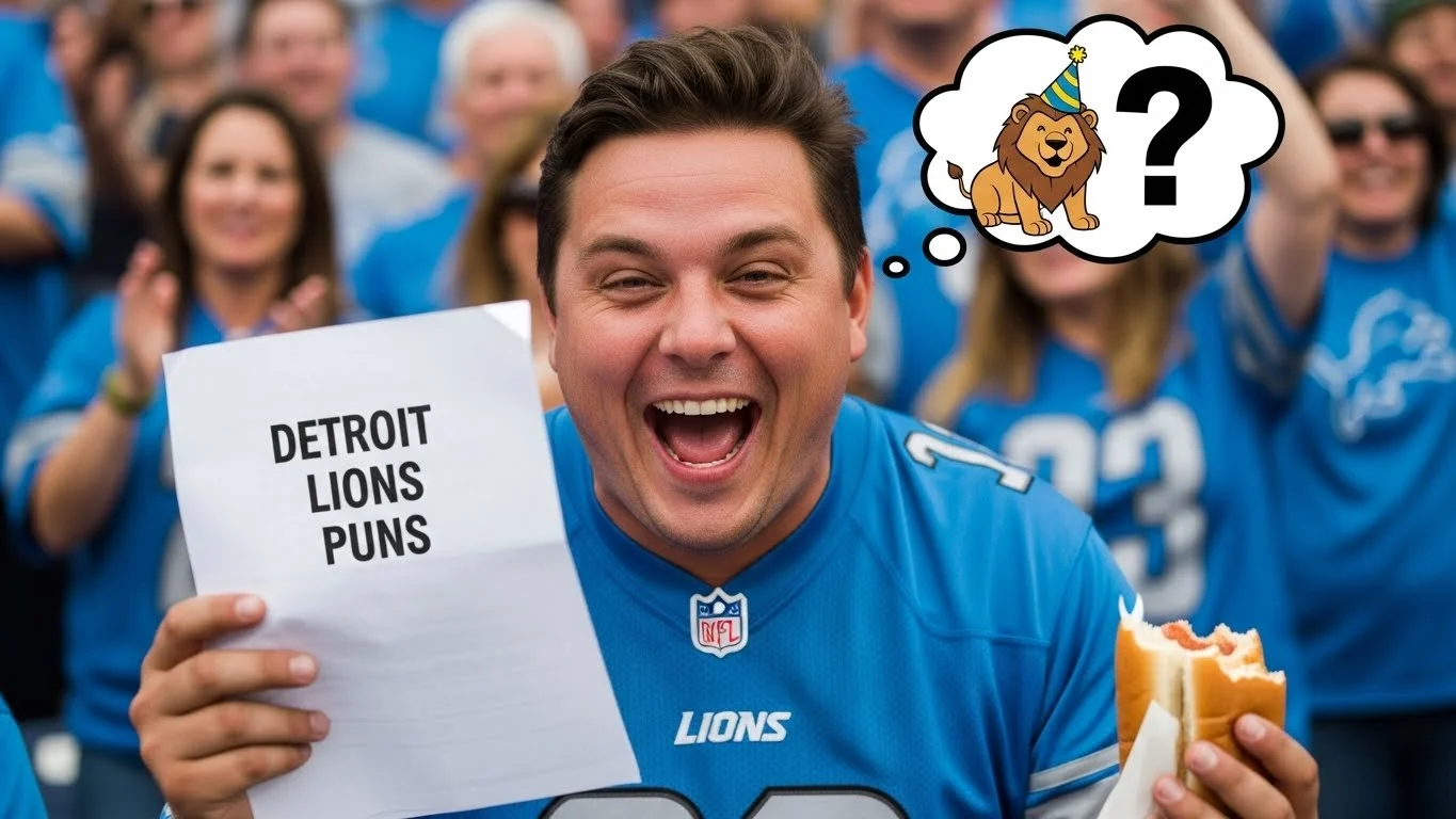 Funny Detroit Lions Puns Captions