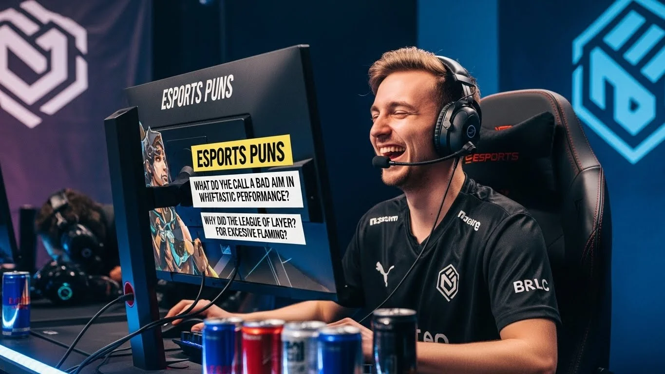 Funny Esports Puns Captions