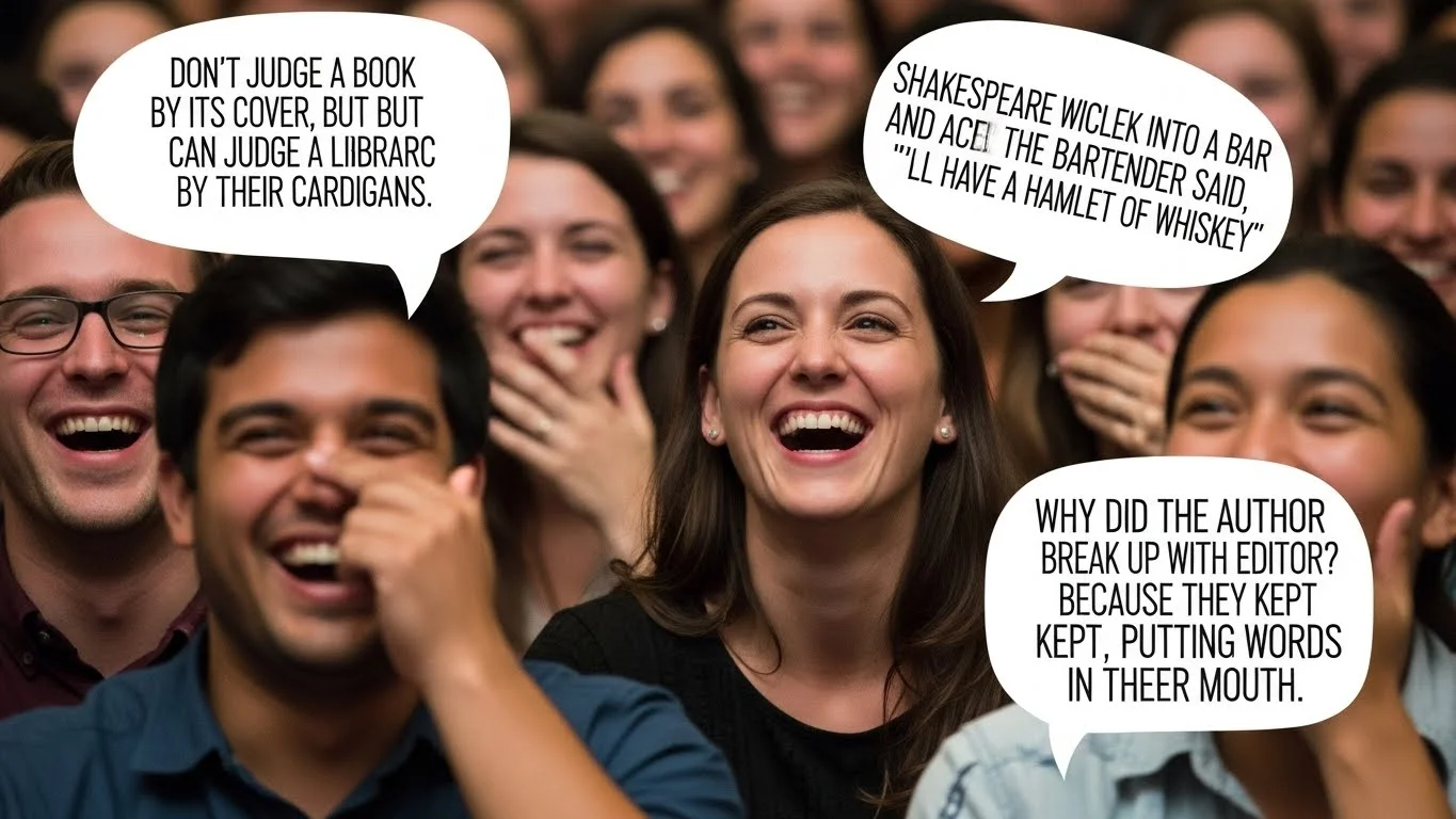 Funny Famous Author Puns Captions