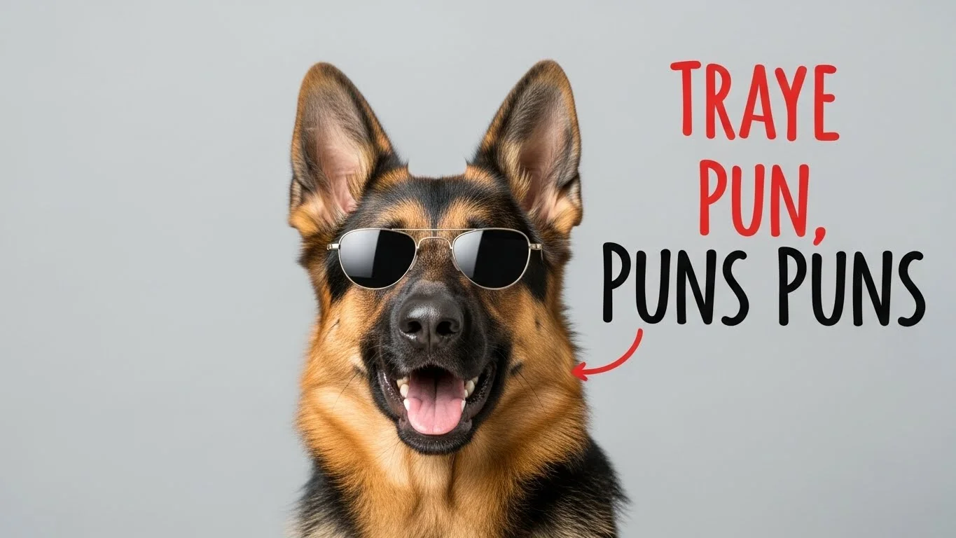 Funny German Shepherd Puns Captions