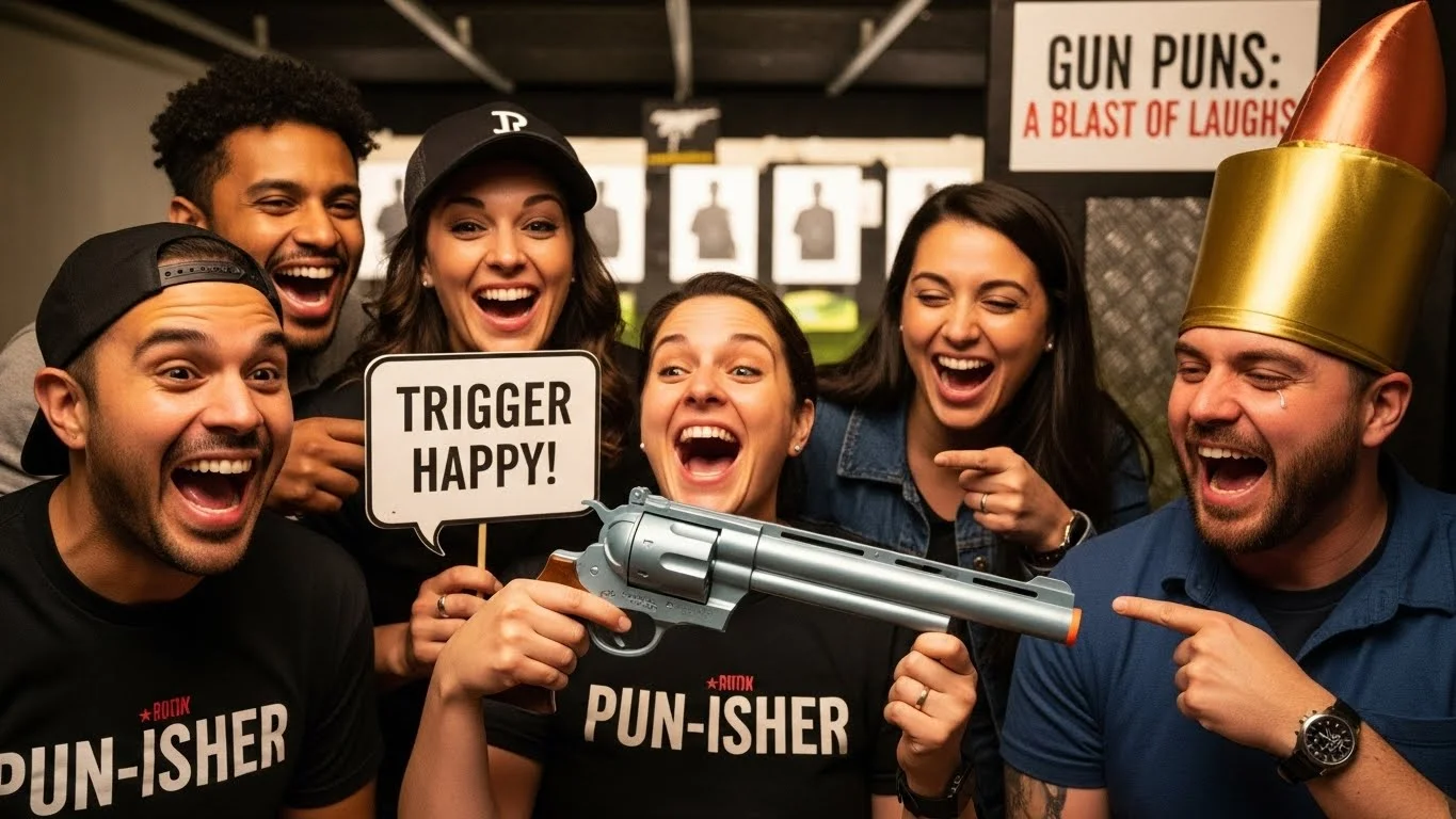 Funny Gun Puns Captions