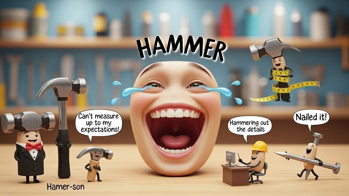 Funny Hammer Puns Captions
