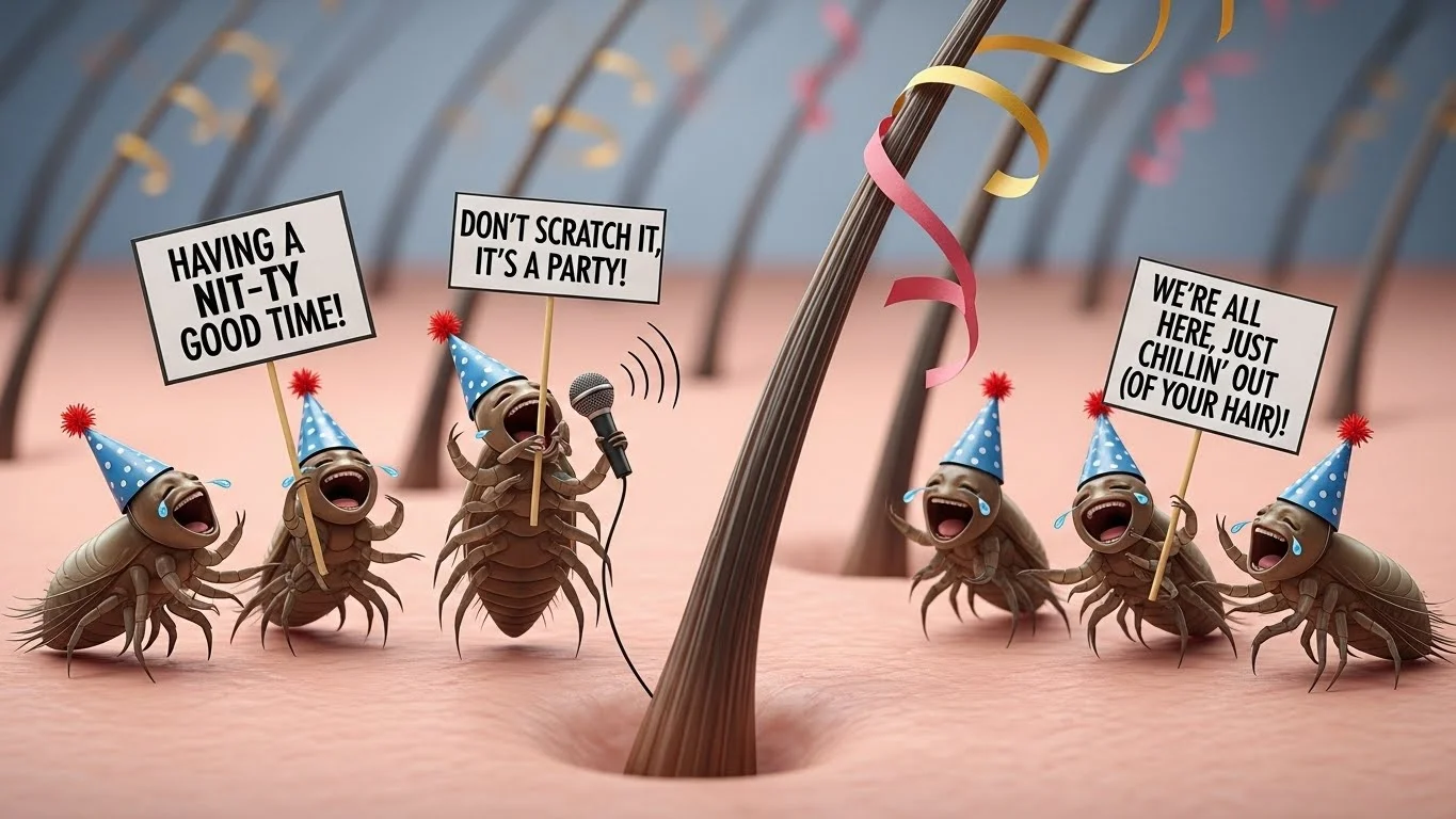 Funny Lice Puns Captions