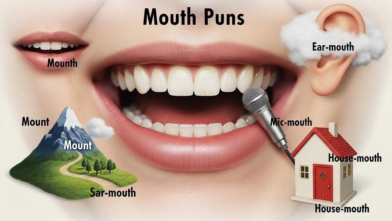 Funny Mouth Puns Captions