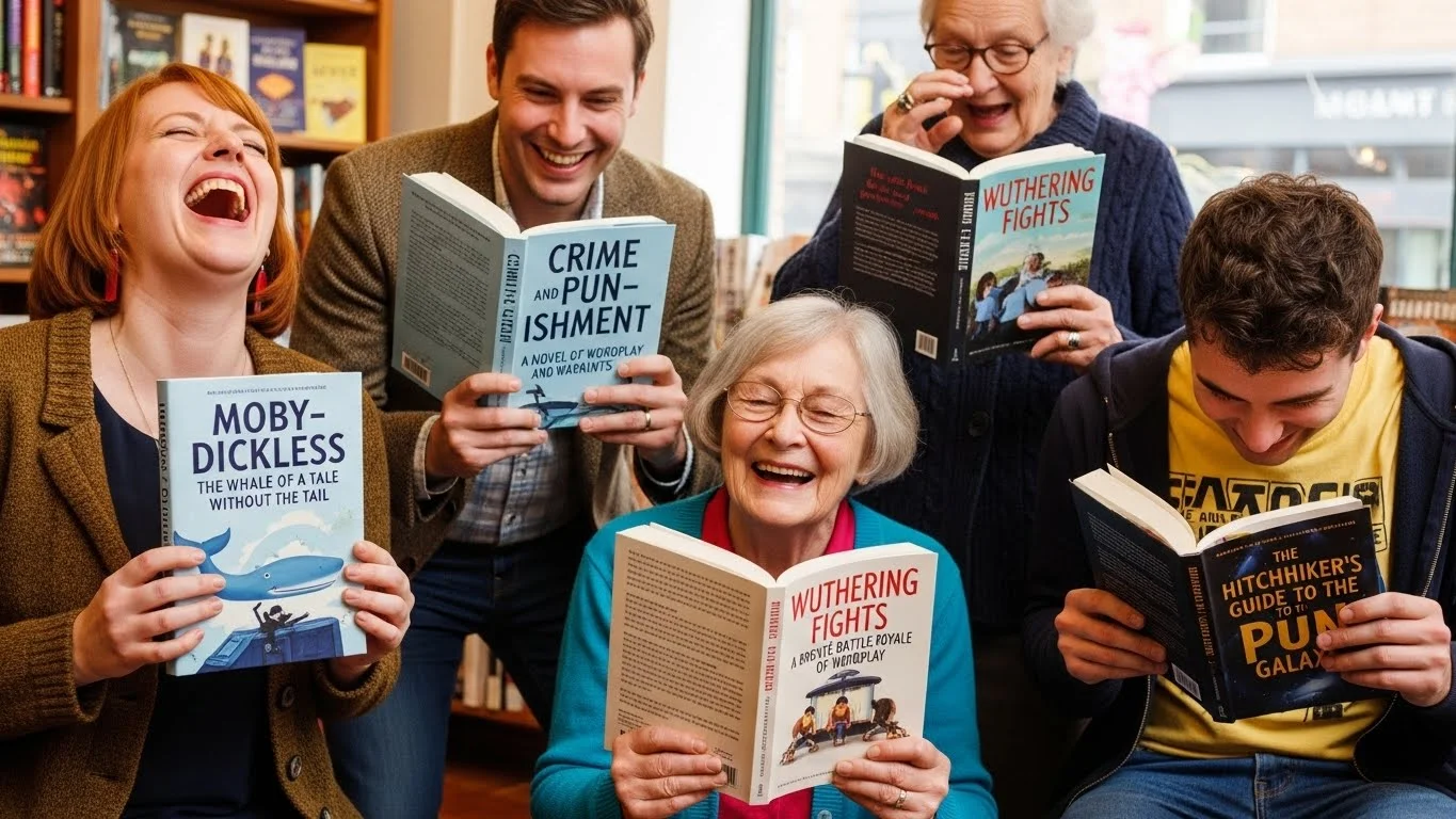 Funny Novel Inspired Puns Captions