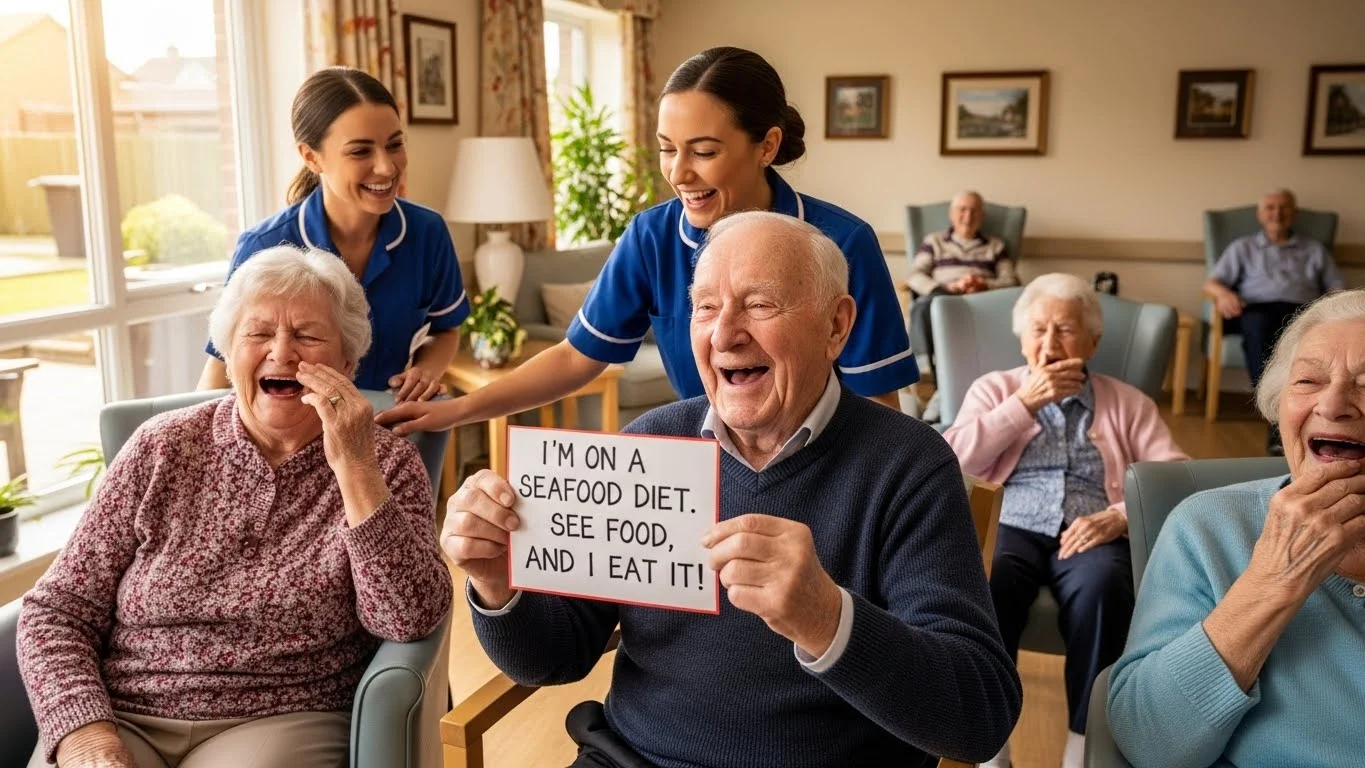 Funny Nursing Home Puns Captions