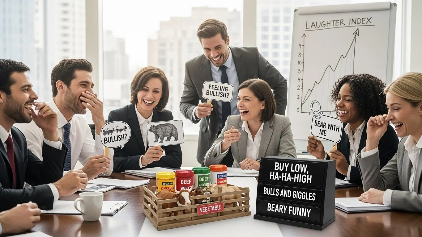 Funny Stock Puns Captions