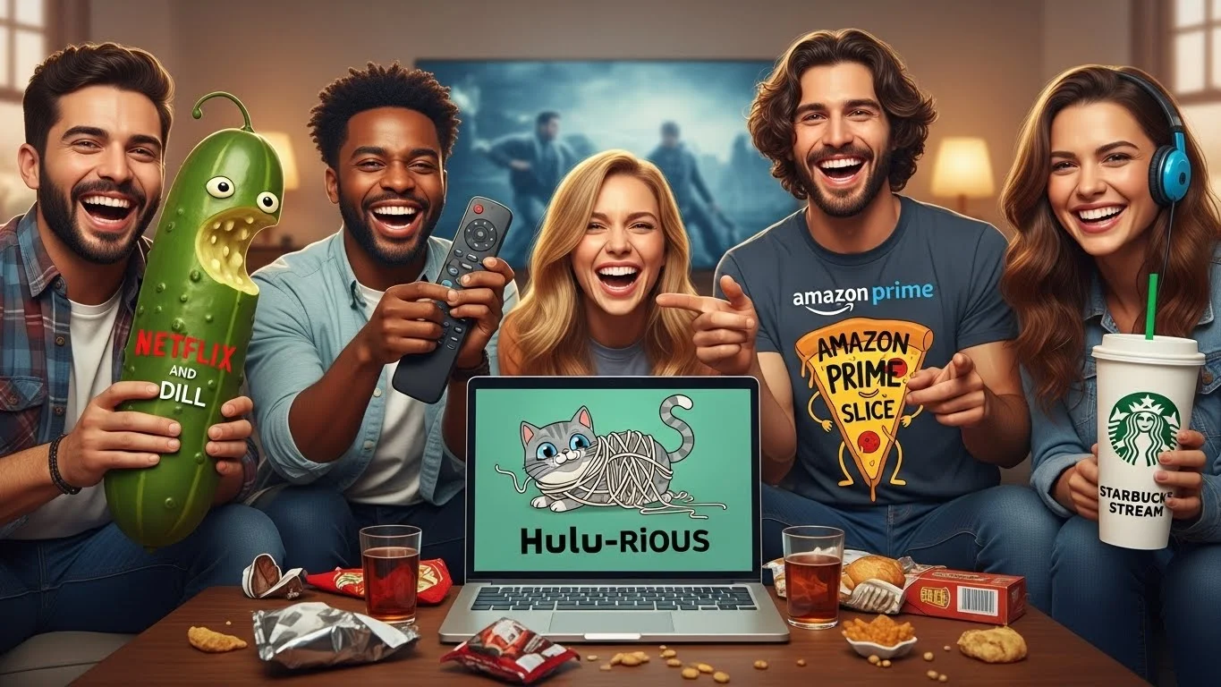 Funny Streaming Platform Puns Captions