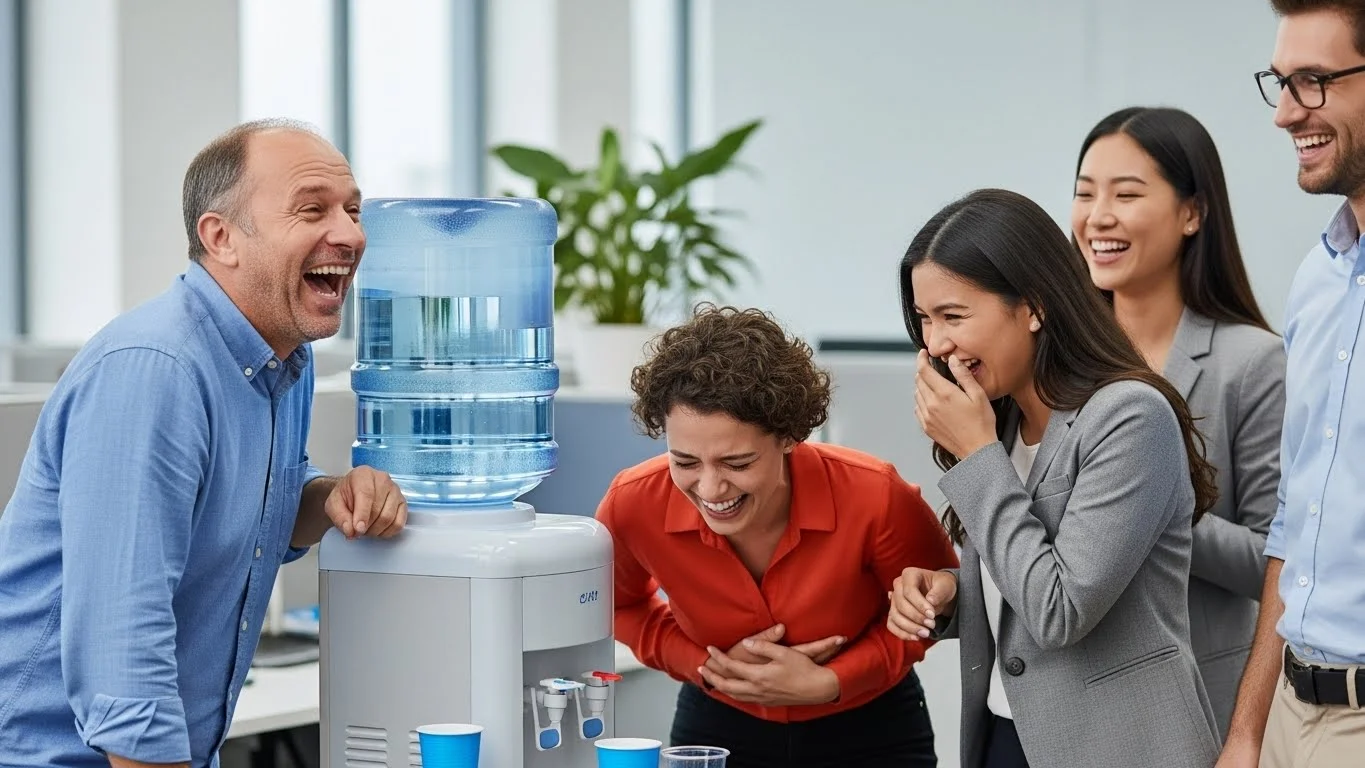 Funny Water Cooler jokes Captions