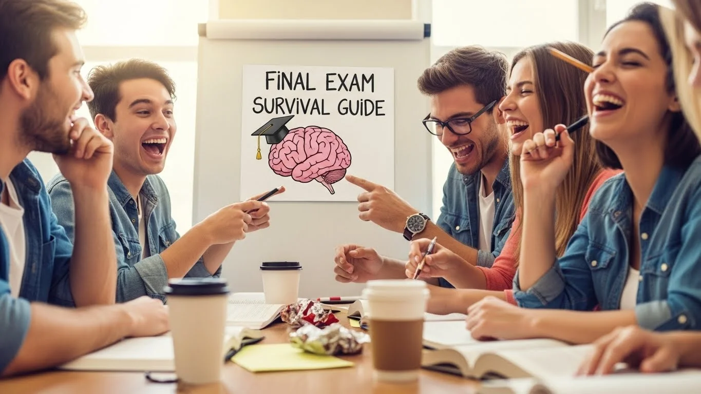 Funny final exam jokes Captions