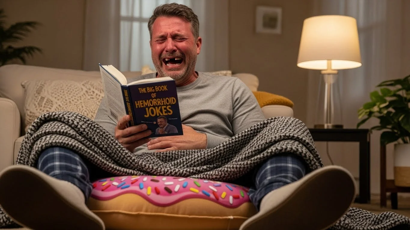 Funny funny hemorrhoid jokes Captions