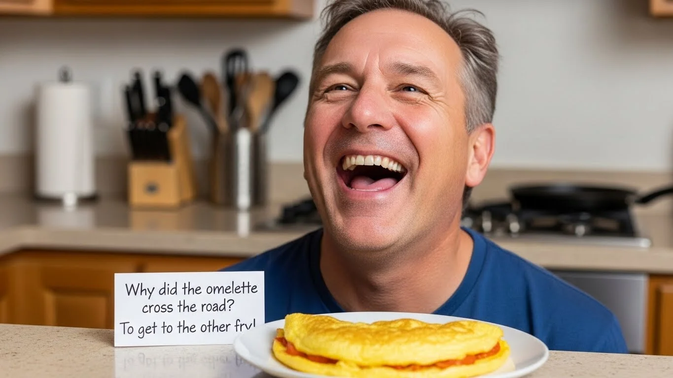 Funny omelette jokes Captions
