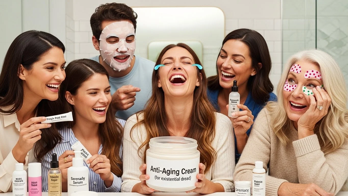 Funny skin care jokes Captions
