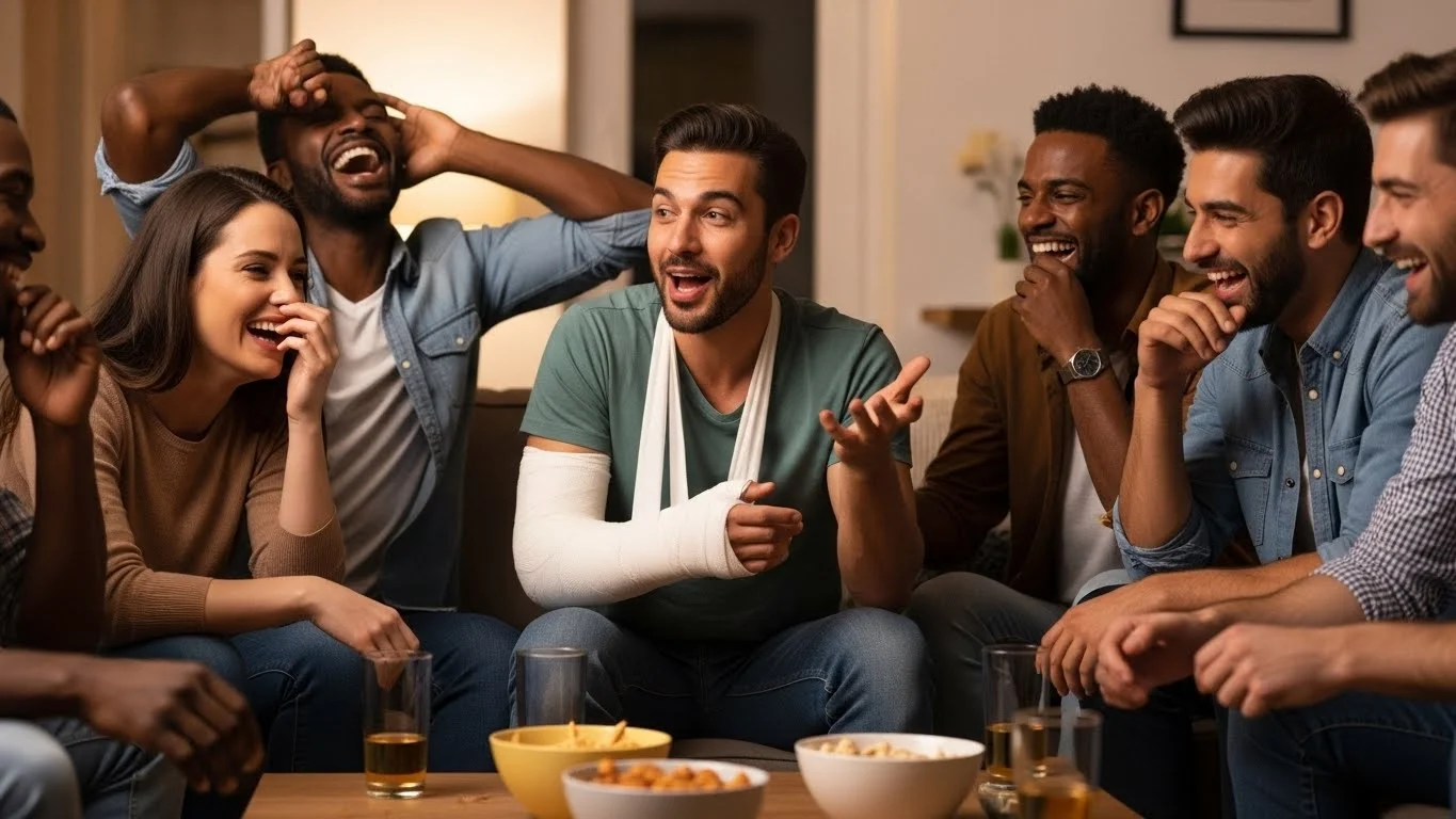 Iconic Sayings with a cast jokes