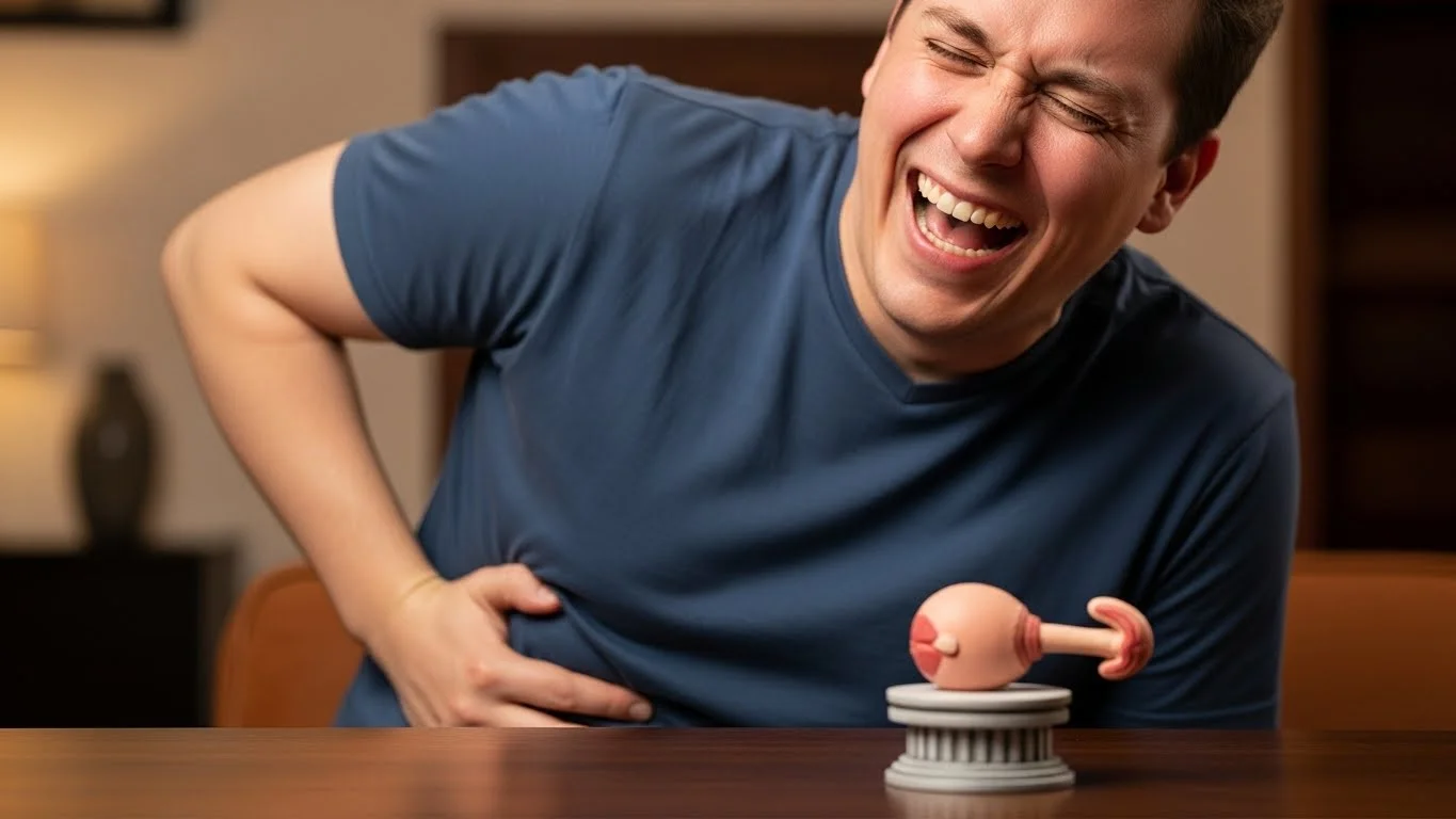 Iconic Sayings with a one testicle jokes Twist