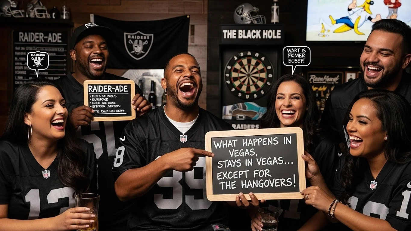 Las Vegas Raiders Puns for Tourists and Travelers