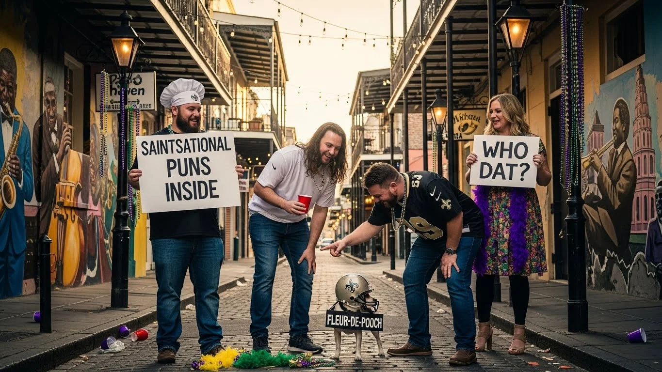 New Orleans Saints Puns for Tourists and Travelers