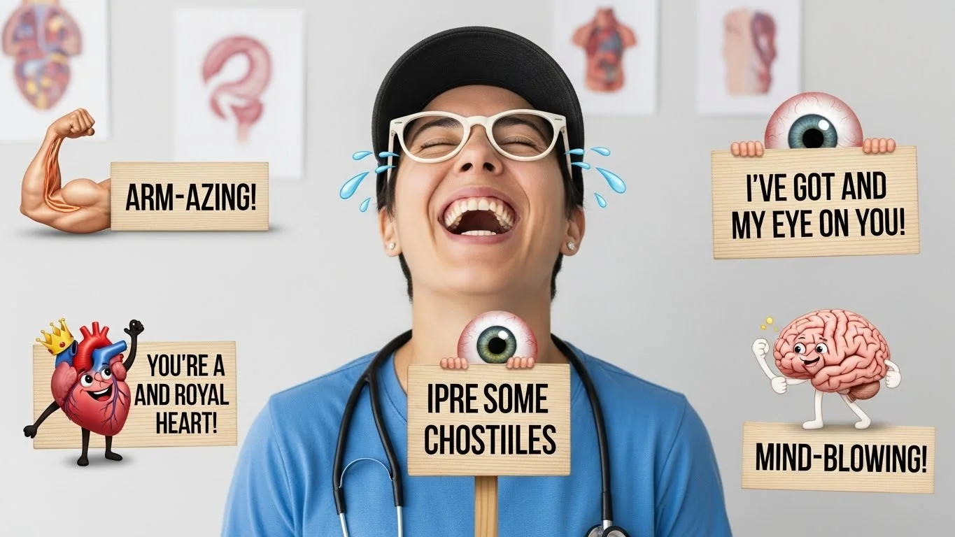Punny Anatomy puns Quotes That'll Crack You Up