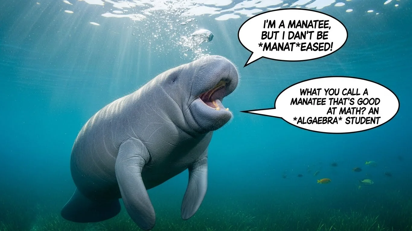 Punny Manatee puns Quotes That'll Crack You Up