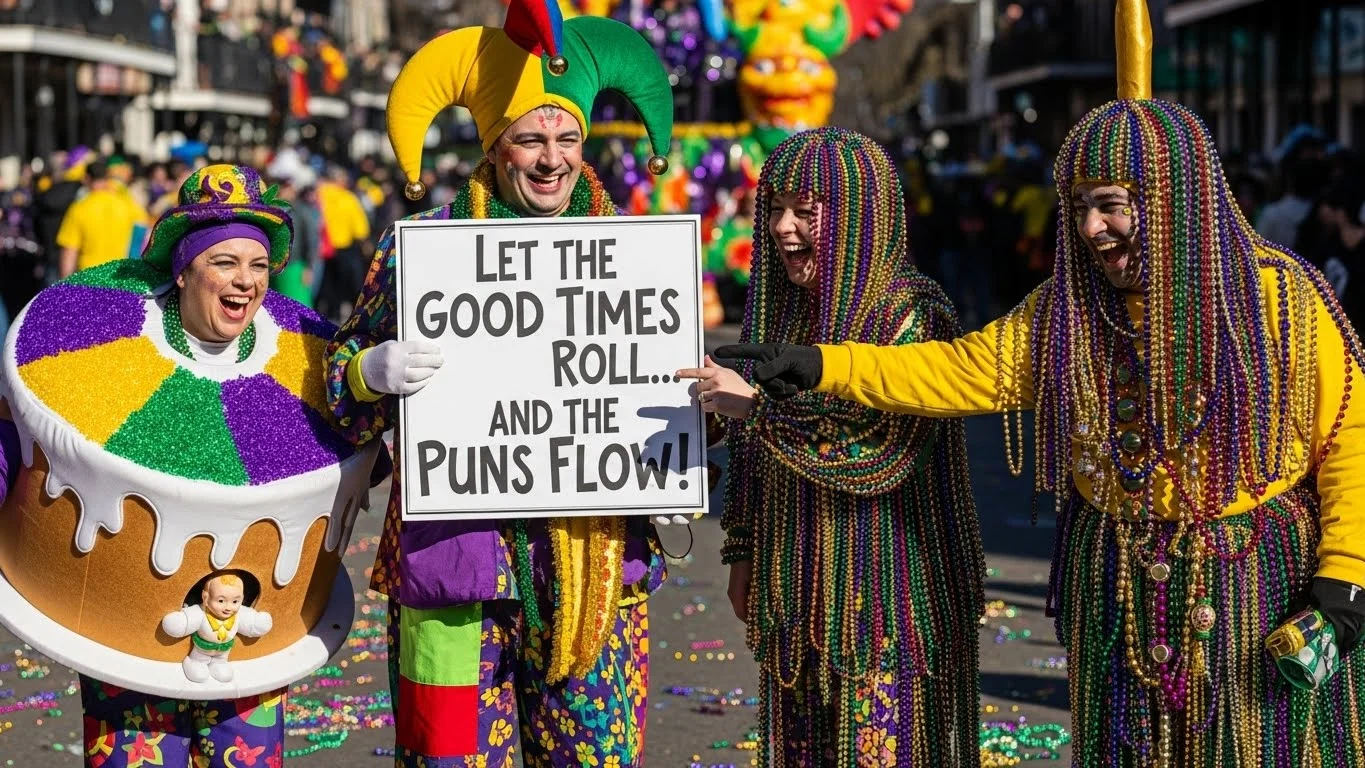 Punny Mardi Gras puns Quotes That'll Crack You Up