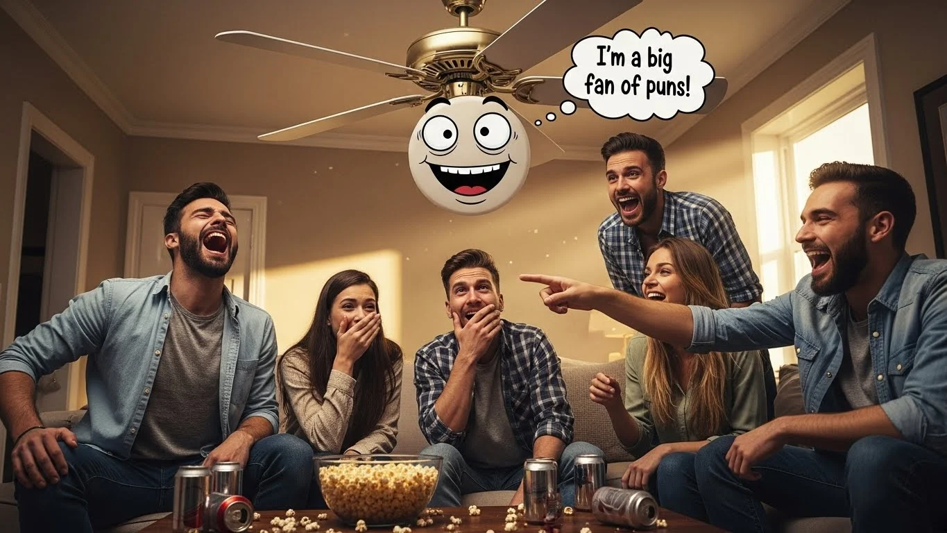 Short Funny ceiling fan jokes