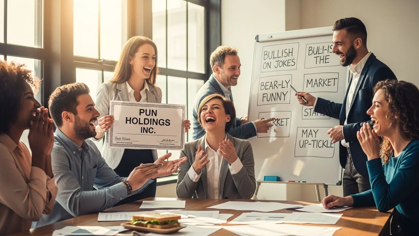 Witty Stock Puns for Social Media