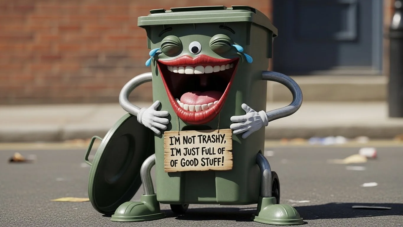 Witty Trash Can Sayings for Social Media
