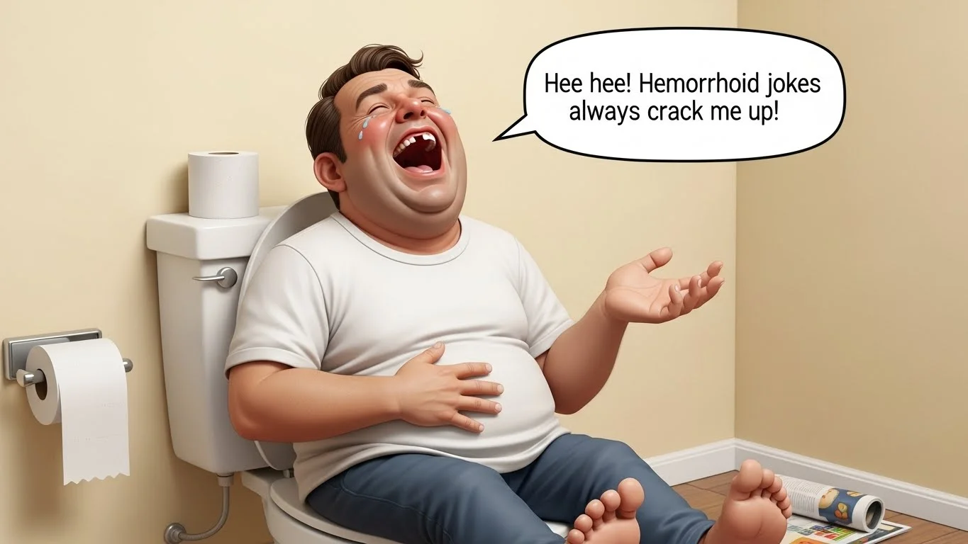 funny hemorrhoid jokes