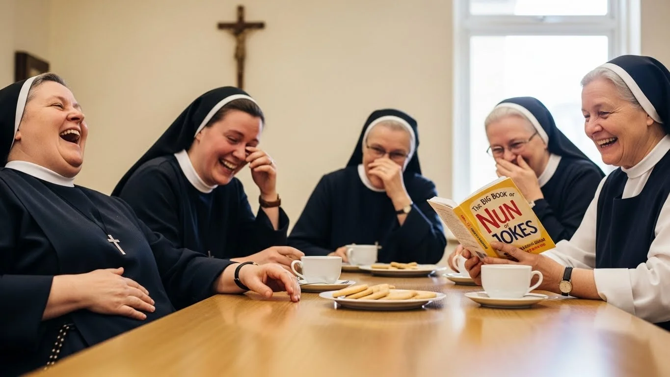 Witty funny nun jokes for Social Media
