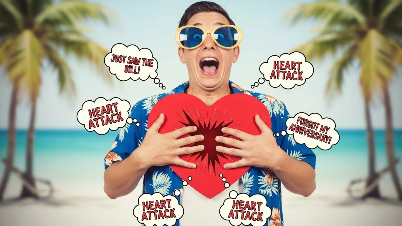 Witty heart attack humor jokes for Social Media