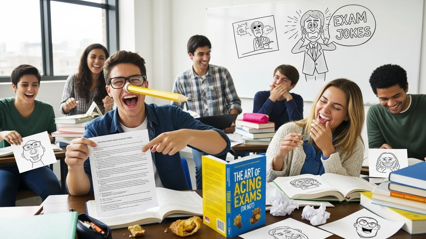 Witty jokes about exams for Social Media