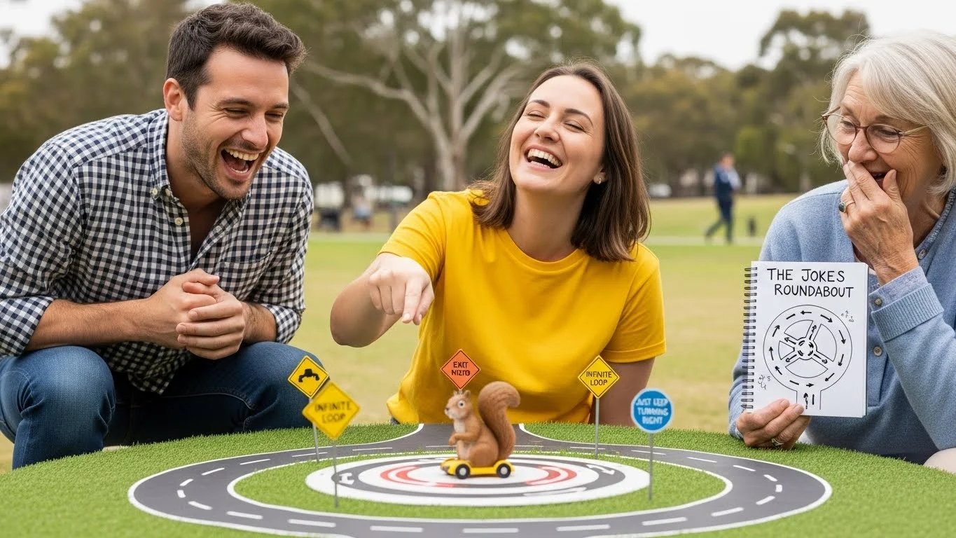Witty roundabout jokes for Social Media
