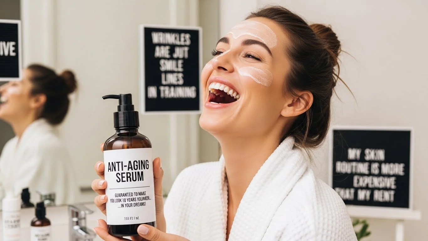 Witty skin care jokes for Social Media