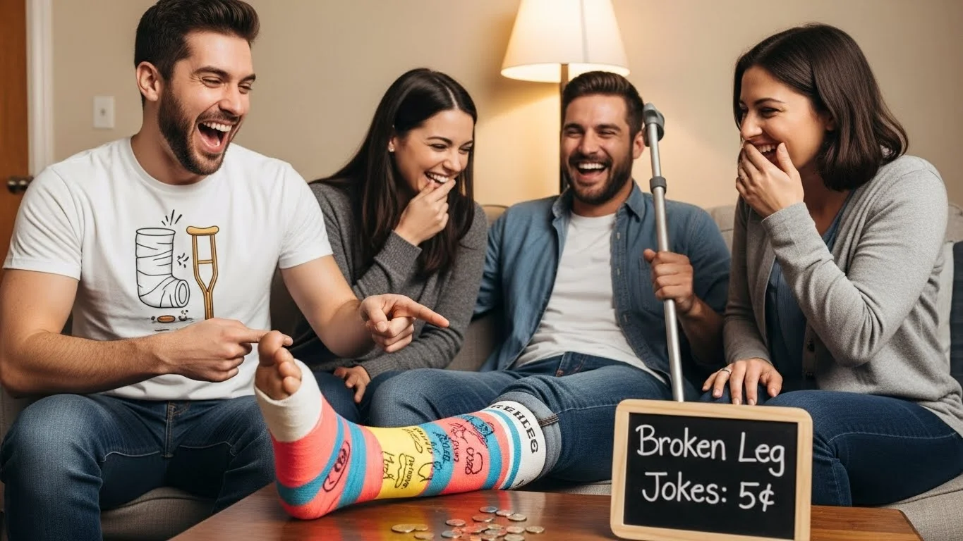 broken leg jokes for Tourists and Travelers
