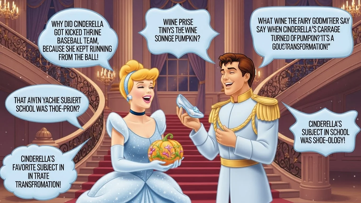 cinderella puns and jokes