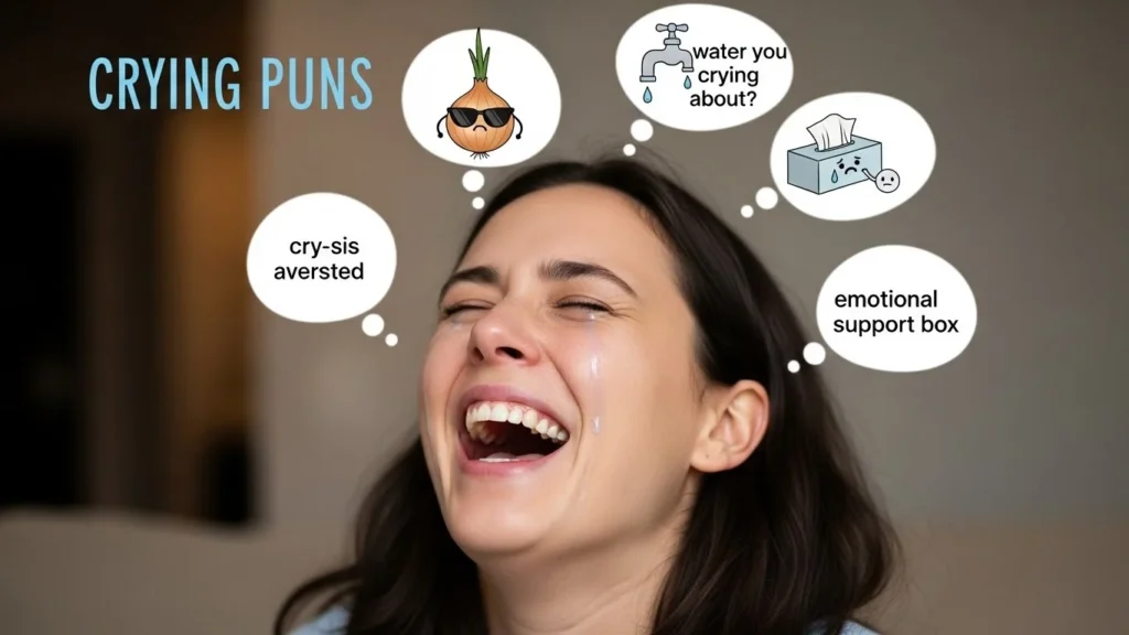 crying puns