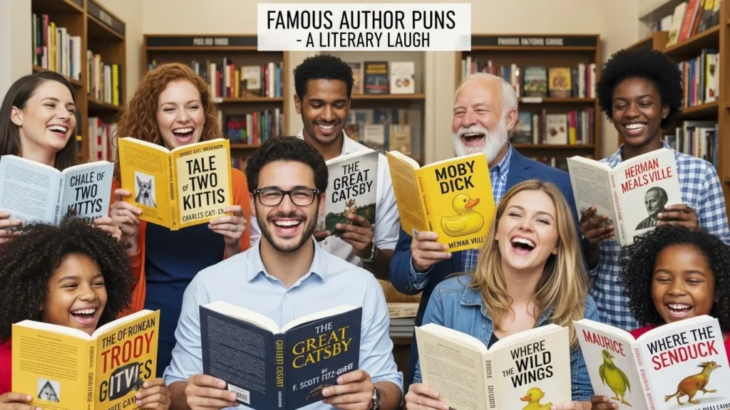 famous author puns