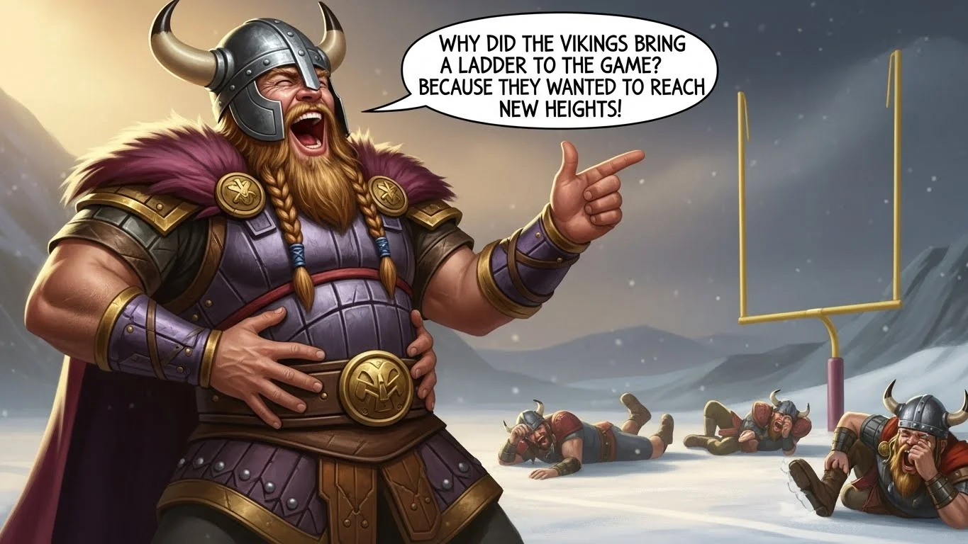funny minnesota vikings puns captions