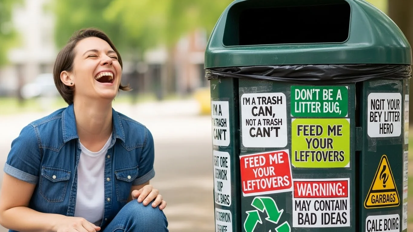Funny Trash Can Sayings Captions