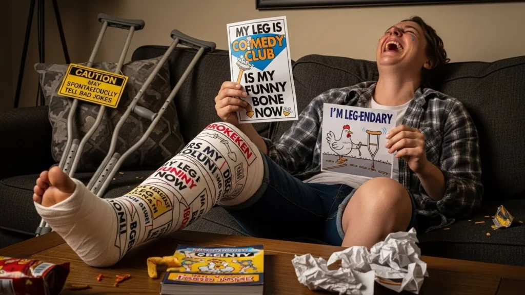 jokes about broken legs