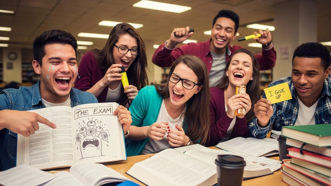 jokes about exams Captions