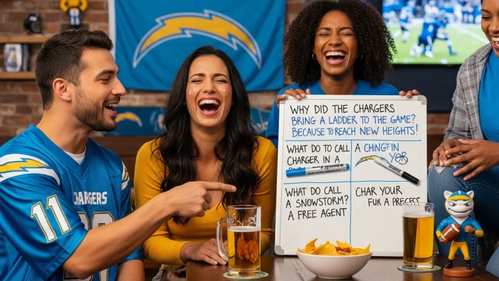 los angeles chargers puns