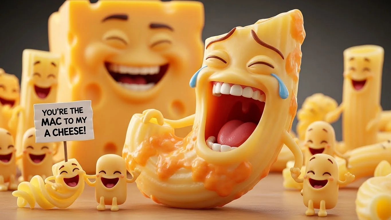 mac and cheese puns