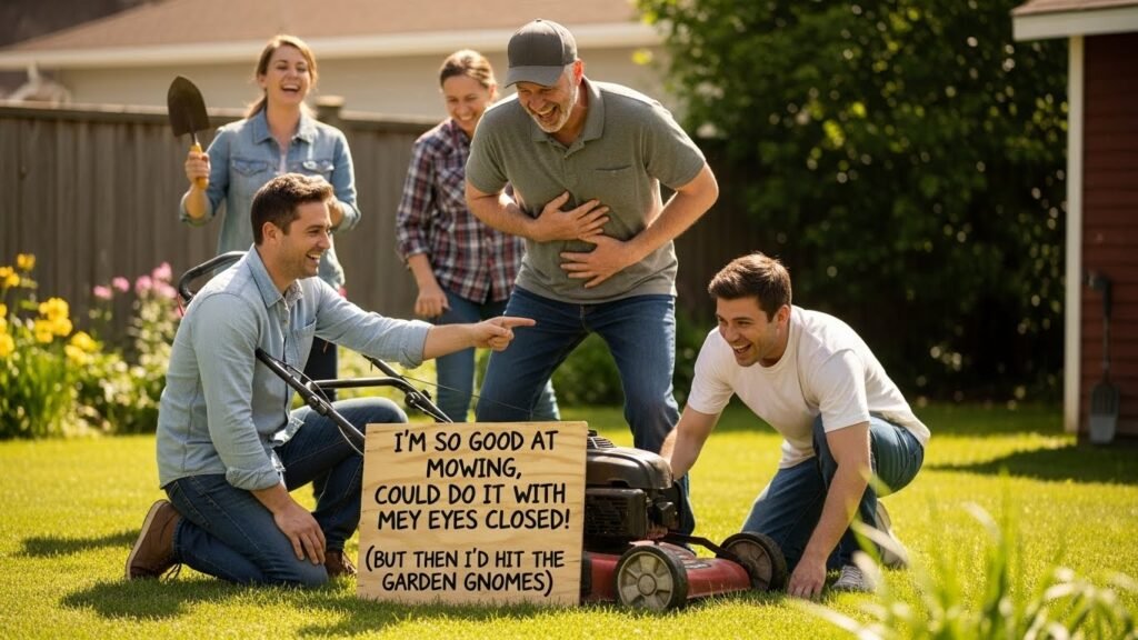 mowing jokes